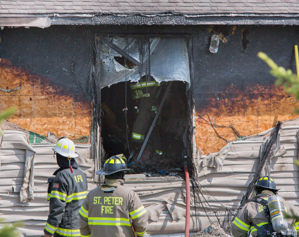 St. Peter House Fire 1